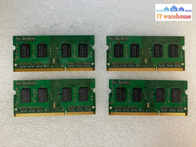 ~ (4X 2Gb) Samsung 1Rx8 Pc3-10600S-09-11-B2 Ddr3-1333Mhz Laptop So-Dimm Memory