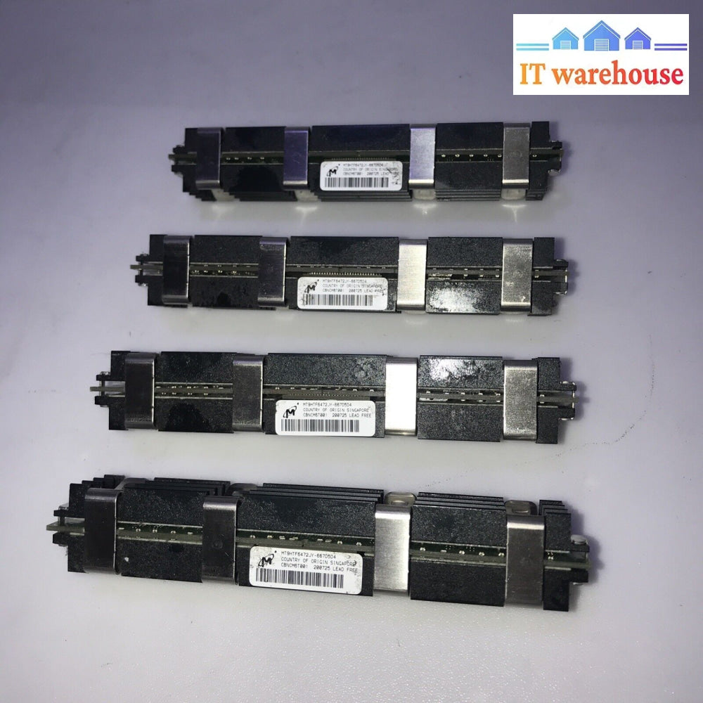 4X 512Mb Micron Ddr2-667 Pc2-5300F Mt9Htf6472Jy-667B403 Mac Pro Ma684G/A Apple