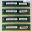 (4X 8Gb) Samsung Ddr3-1600 Pc3L-12800R 1Rx4 Rdimm Ecc Server Ram M393B1G70Qh0 ~