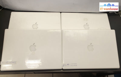 - 4X Apple 13’ Macbook 2006 A1181 2.0Ghz/2Gb/120Gb Osx10.7 (No Battery No Ac)