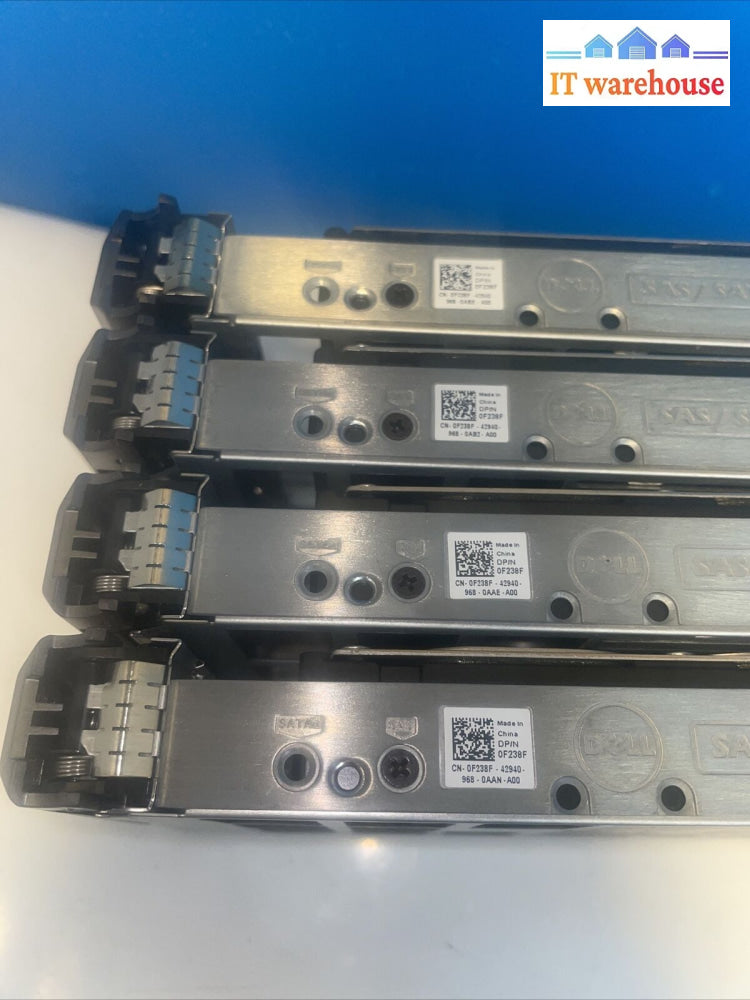 * 4X Dell Hitachi Gx198 15K Rpm 3.5’ 147Gb Sas Server Hard Drive W/F238F Tray