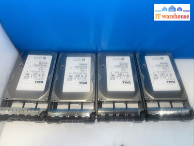 * 4X Dell Hitachi Gx198 15K Rpm 3.5’ 147Gb Sas Server Hard Drive W/F238F Tray