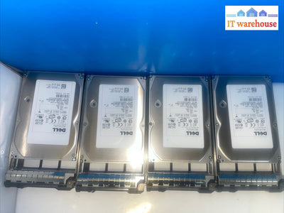 * 4X Dell Hitachi Gx198 15K Rpm 3.5’ 147Gb Sas Server Hard Drive W/F238F Tray