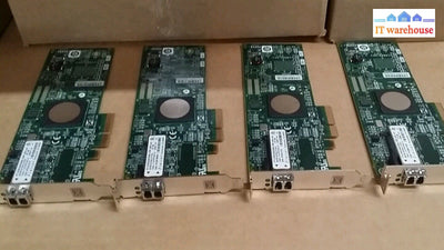 4X Emulex 1-Port Hba Pcie 4Gb Short Bracket Card Lpe11000 Fc1120005-02C Adapter