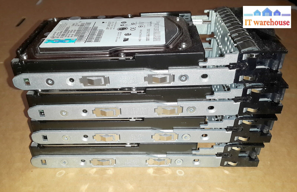 + 4X Ibm 3.5’ 73.4Gb 15K Sas Hard Drive W/Tray 39R7348 43W7481 43W7487 @@@