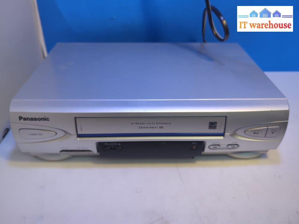 4X Panasonic Pv-V4524S Vcr 4 Head Blue Line Hifi Vhs Player Tested (No Remote) -