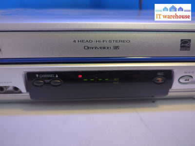 4X Panasonic Pv-V4524S Vcr 4 Head Blue Line Hifi Vhs Player Tested (No Remote) -