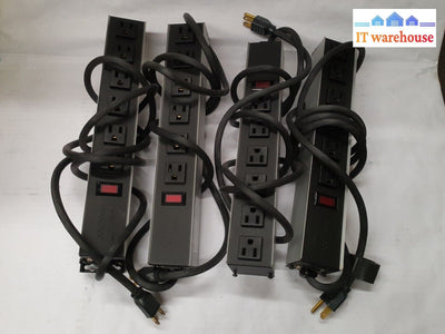 + 4X Power Distribution Heavy Duty 584T6A1 120V 15A 6 Outlets Cable Length-1.83M