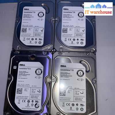 (4X) Seagate Constellation Es St31000424Ss 1Tb Sas Hard Drives