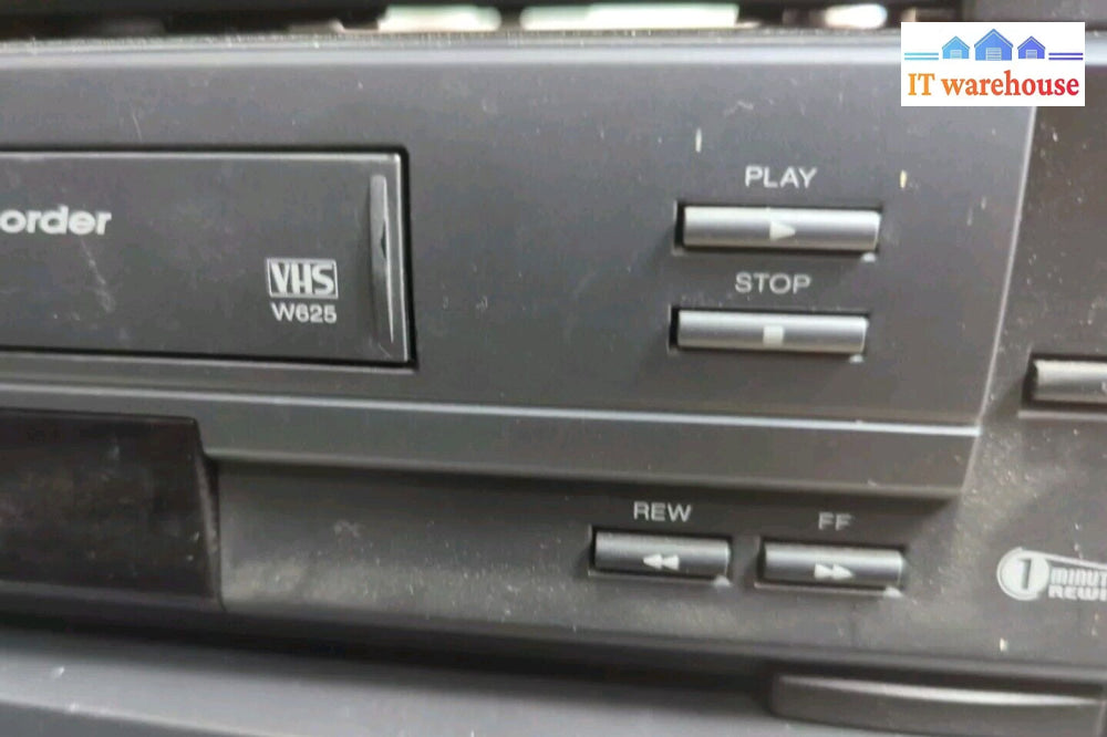 4X Toshiba W-625C Vcr 4 Head Hifi Vhs Player Tested (No Remote) -