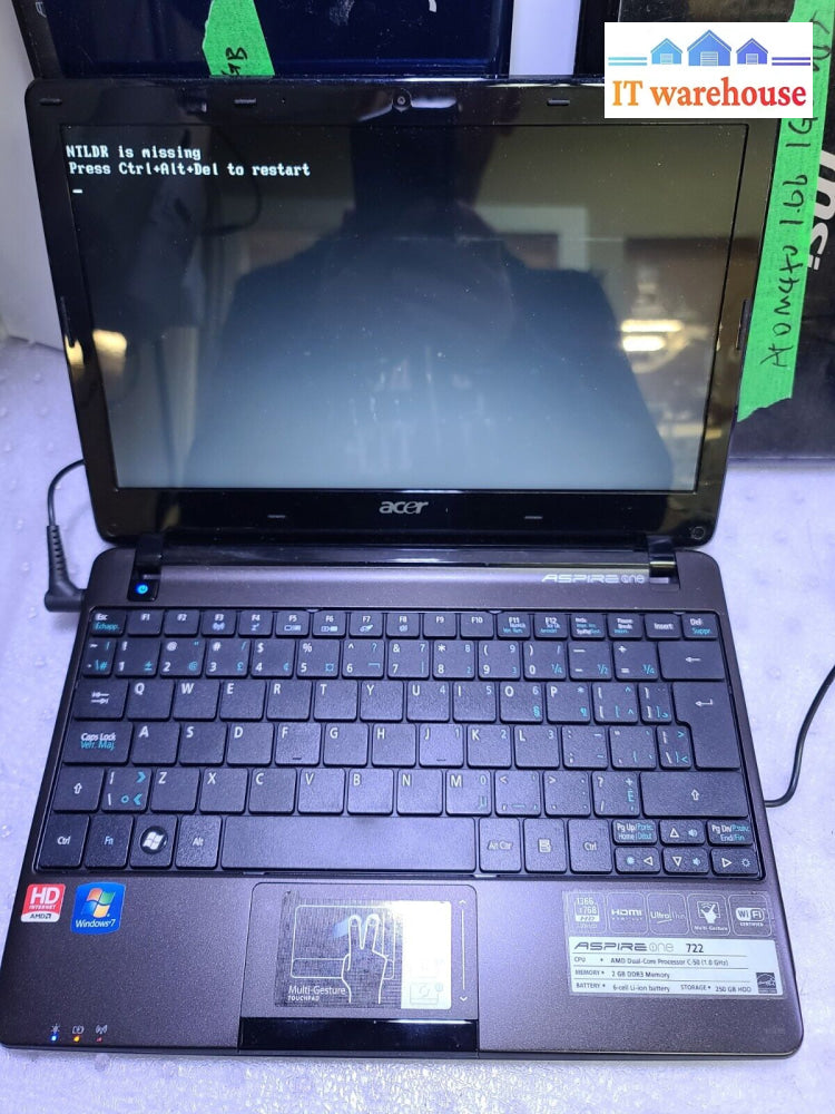 - 4X Working 10’ Laptop/Tab Without Ac (Acer Aspire One X2/W500 Tab /Msi L1350)