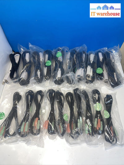 5 Pair Of Trendnet Kvm Switch Cables