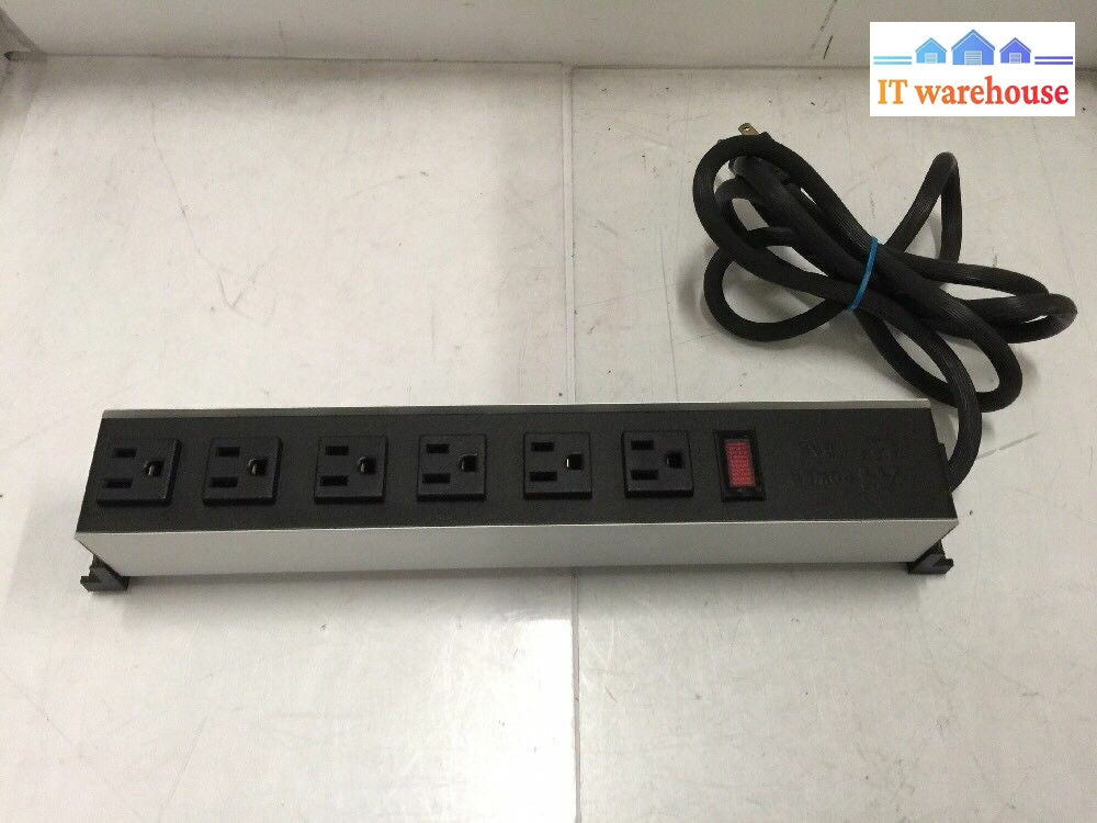 + 584T6A1 Power Distribution Heavy Duty 6 Outlets 120 V 15 A Cable Length-1.83M