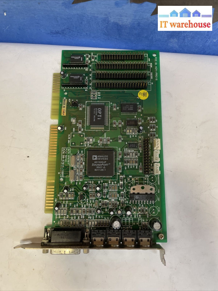 59-6781F-11500 Reveal 16Bit Isa Sound Card Sound Card Xp6781F