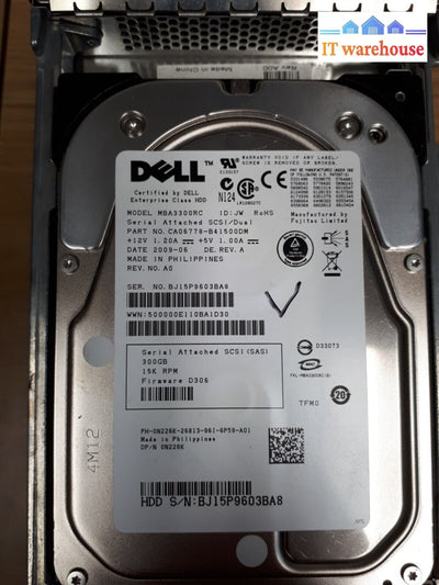 $ 5X Fujitsu Dell Mba3300Rc 300 Gb 3.5 In Sas Enterprise Hard Drive