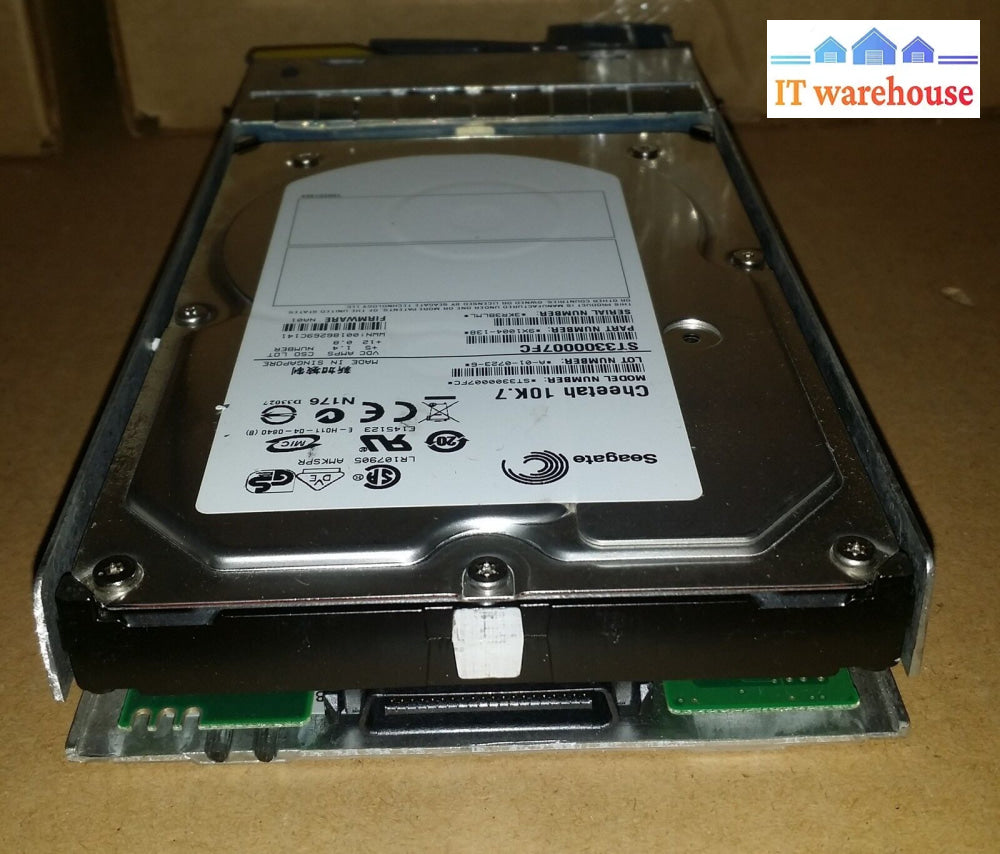 5X Netapp Ds14Mk2 Seagate 10K.7 300Gb Fc Mk4 St330007Fc 9X1004-138 Na01 W/ Tray