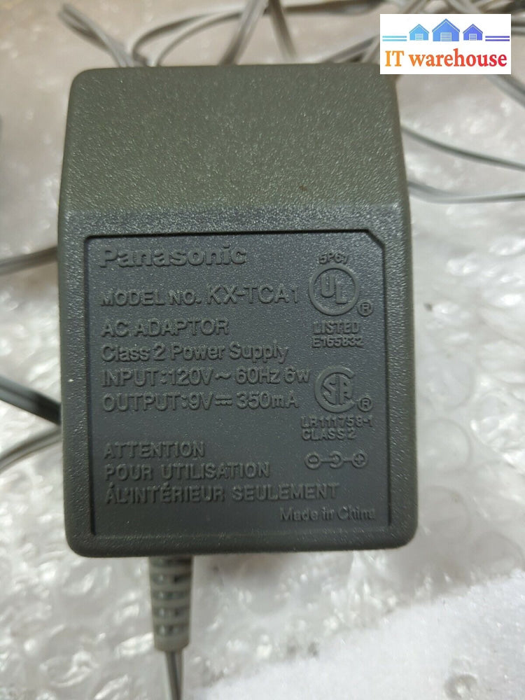 - 5X Panasonic Etykm288Sm Cradle & Kx-Tca1 Ac Adapter For Kx-Td7690 Telephone