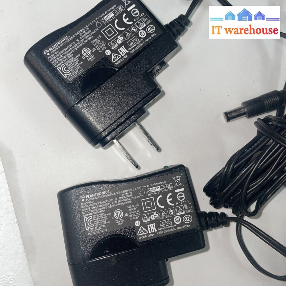 * 5X Plantronics Cs540 W710 Cs520 W720 Cs530 9V 0.5A Ac Adapter 203158-01 090050