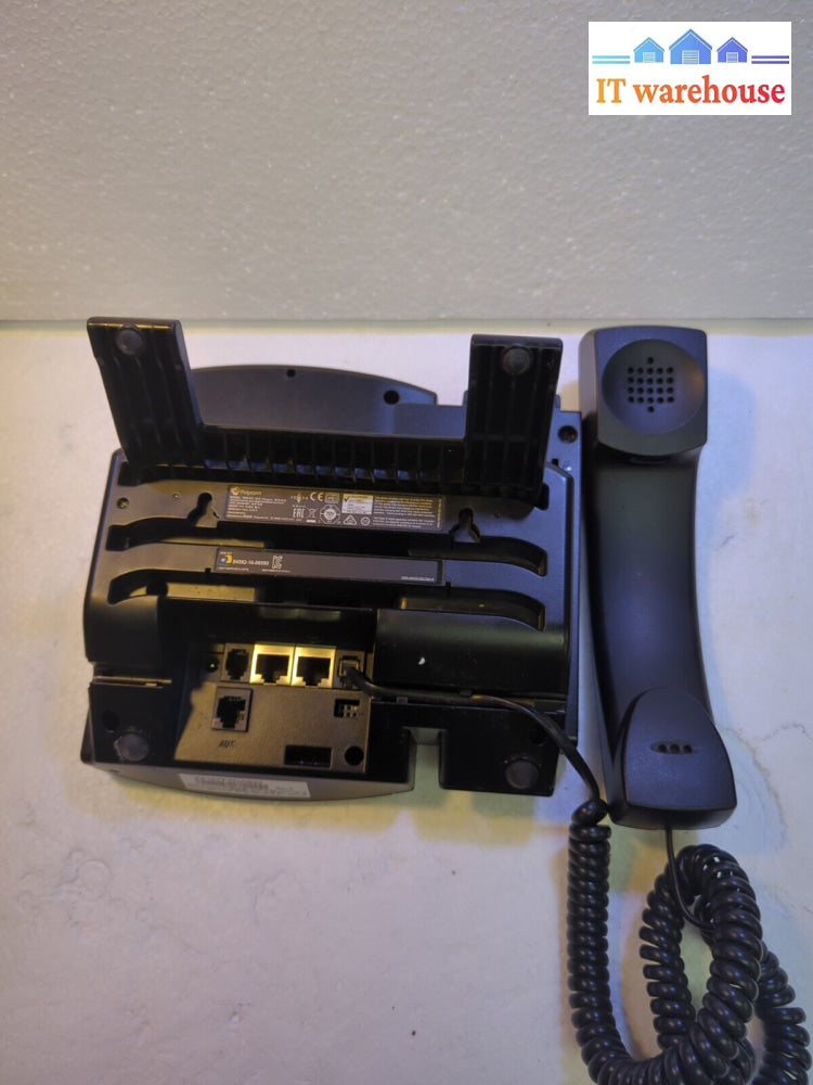 5X Polycom Vvx 411 Gigabit Poe 12-Line Ip Phone Black Tested (No Charger) -