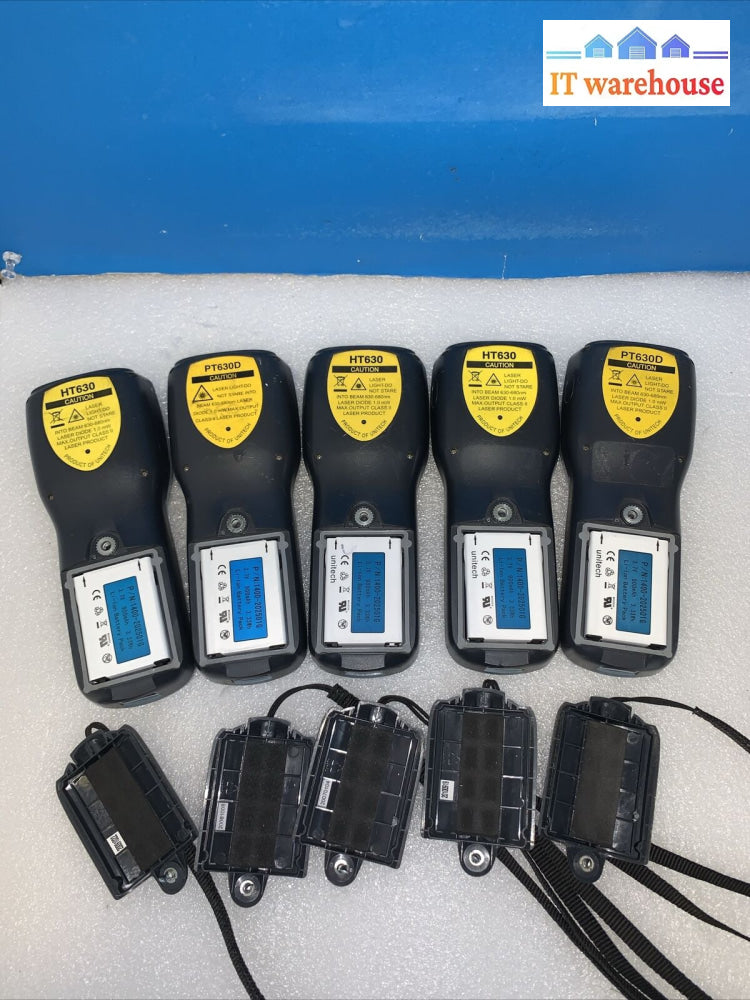 5X Unitech Mixed Model Pt630D/Pt630 Data Collection Terminals (As Is)