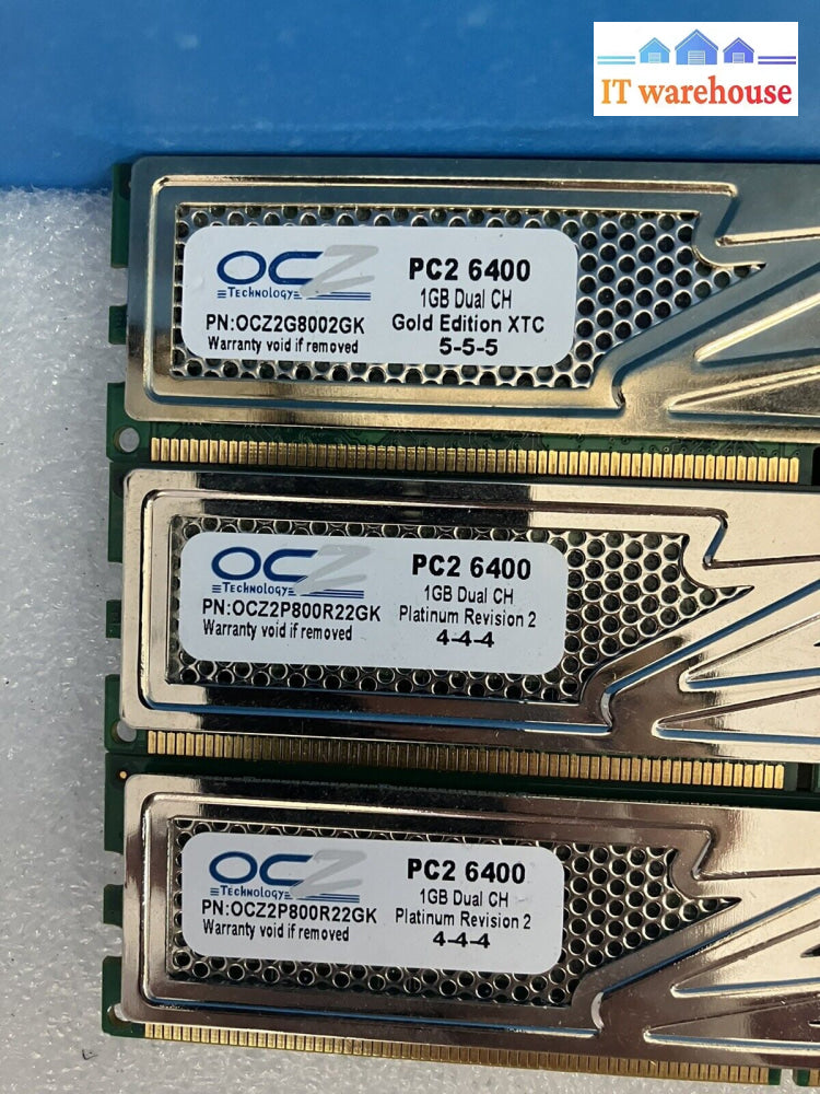 ~ (6X 1Gb) Ocz Ddr2 Ram Pc2-6400 800Mhz Ocz2Soe8002Gk Ocz2Se8001G Ocz2P800R22Gk