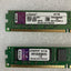 6X 2Gb Kingston Dimm 1333Mhz Pc3-10600 Ddr3 Memory (Kvr1333D3N9/2G) ~