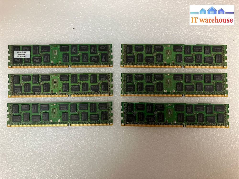 (6X 8Gb) Kingston Kvr1333D3D4R9Sk2 Dimm Ddr3-1333 Pc3-10600 Server Memory Ram ~