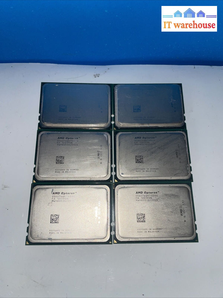 6X Amd Opteron 6276 2.30Ghz 16-Core Processor Socket G34 Os6276Wktgggu Cpu