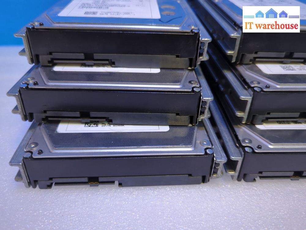 6X Dell W348K 0W348K 600Gb 3.5’ Sas Hdd Hus156060Vls600 W/D981C Tray Tested -