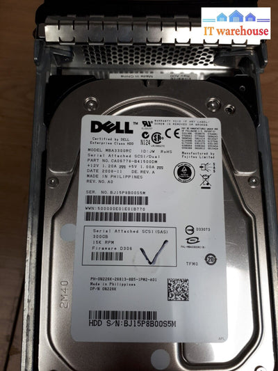 $ 6X Fujitsu Dell Mba3300Rc 300 Gb 3.5 In Sas Enterprise Hard Drive