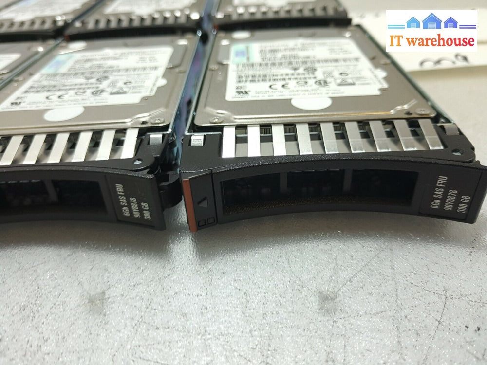 - 6X Ibm 90Y8877 90Y8878 90Y8881 300Gb 10K 2.5 Sas Ii 6 Gb Hard Drive Tested