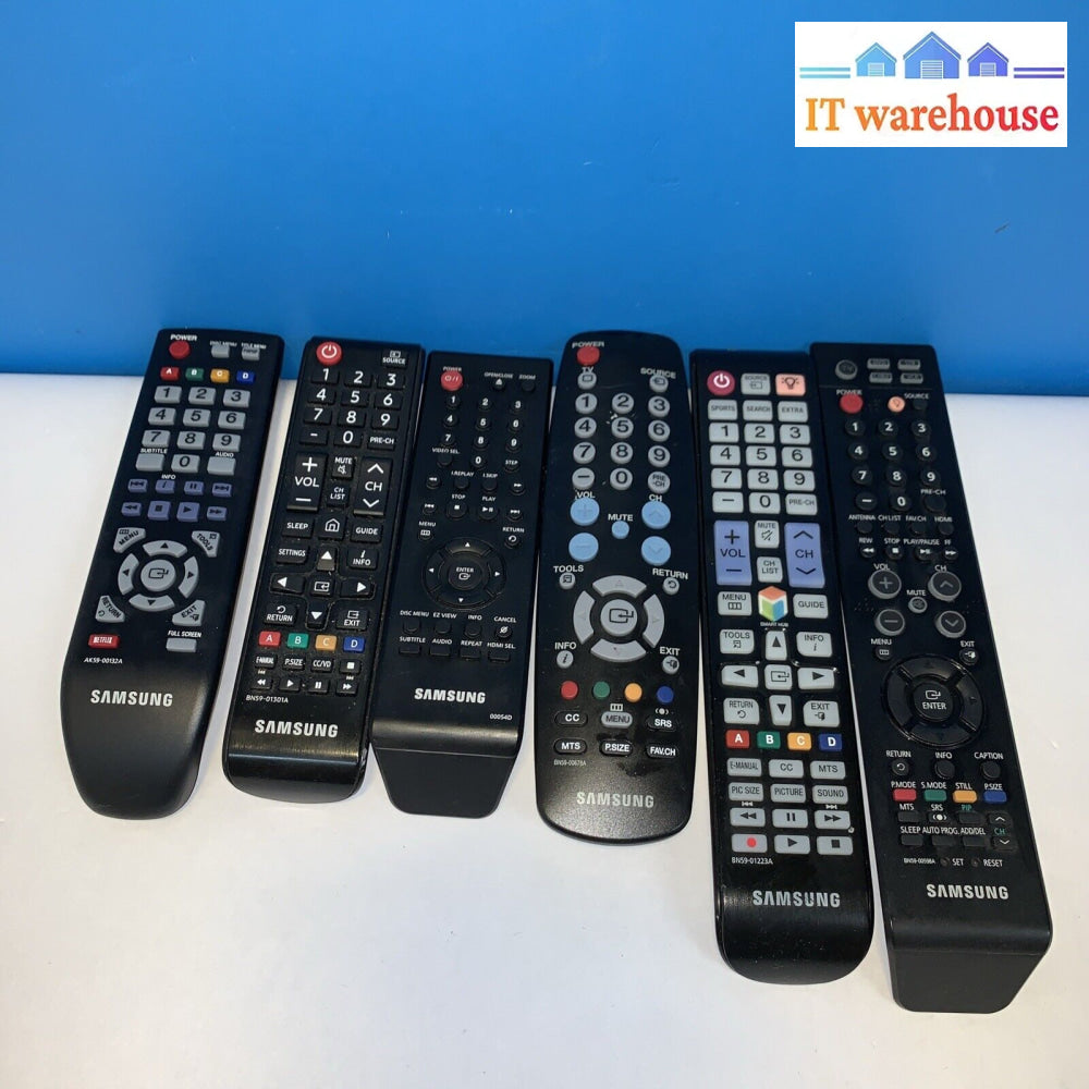 6X Samsung Tv Remote Control