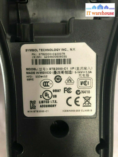 *6X Stb2000 -C1 Scanner Charger Only -C10007R (No/Ac Adapter)