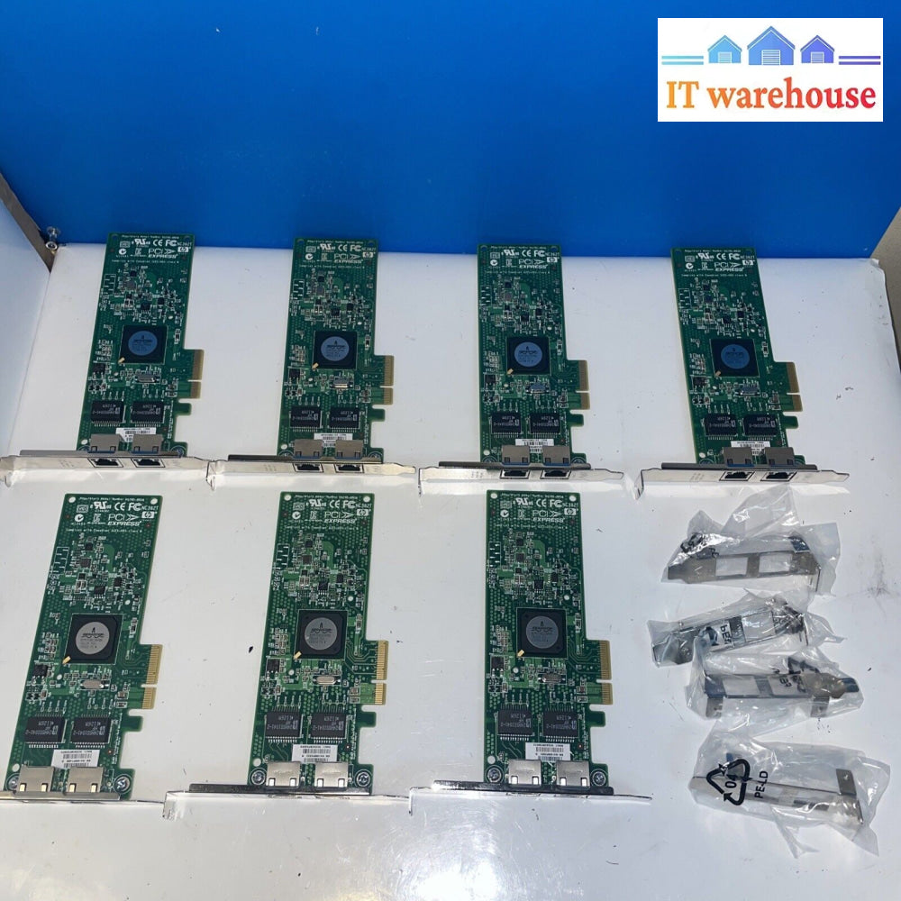 7× Hp 458492-B21 458491-001 453055-001 Nc382T Pci-E Dual Port Gig Server Adapte