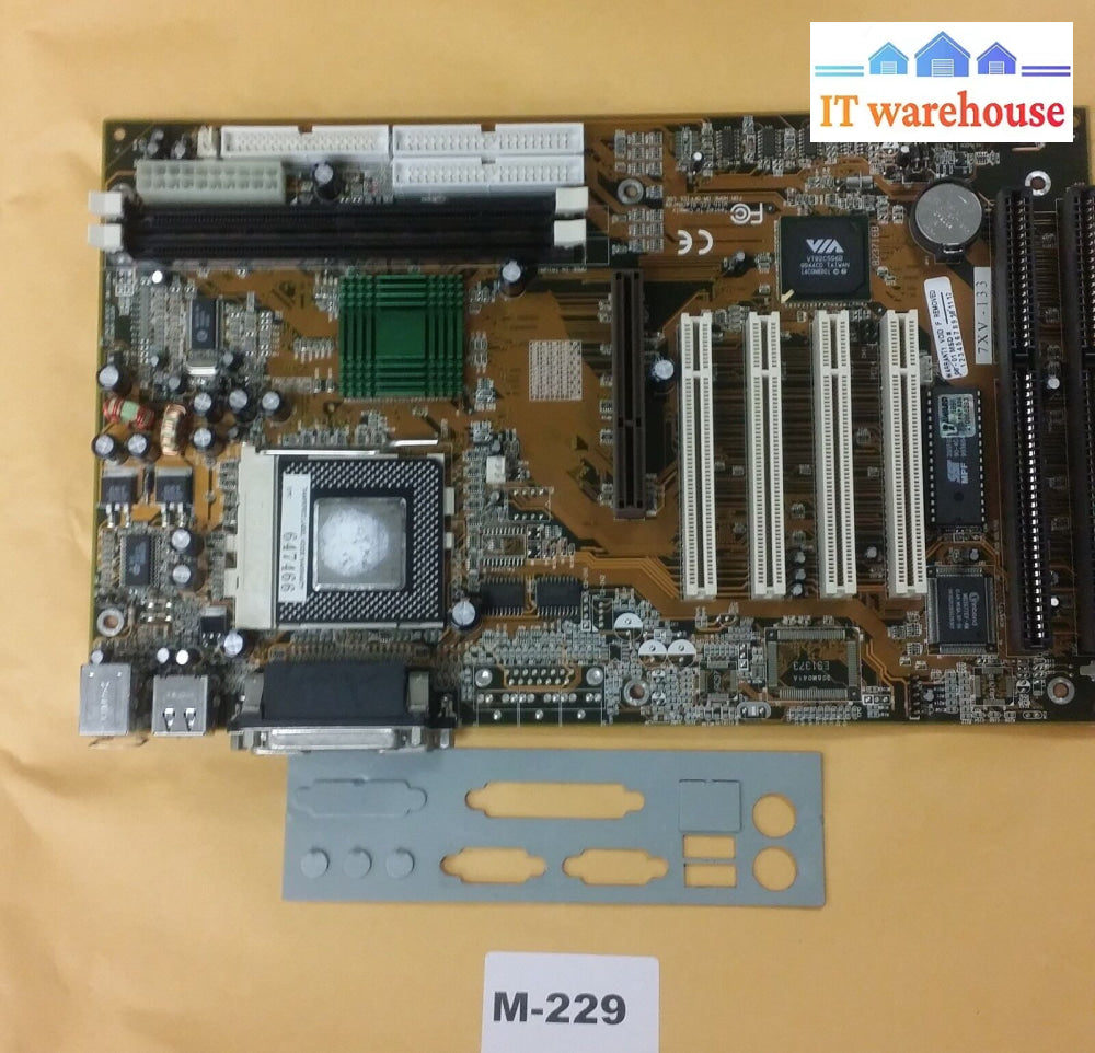 7Vx-133 Socket 370 Motherboard With Cpu