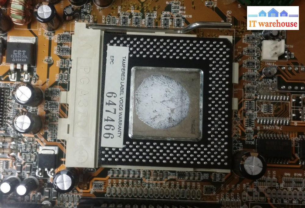 7Vx-133 Socket 370 Motherboard With Cpu