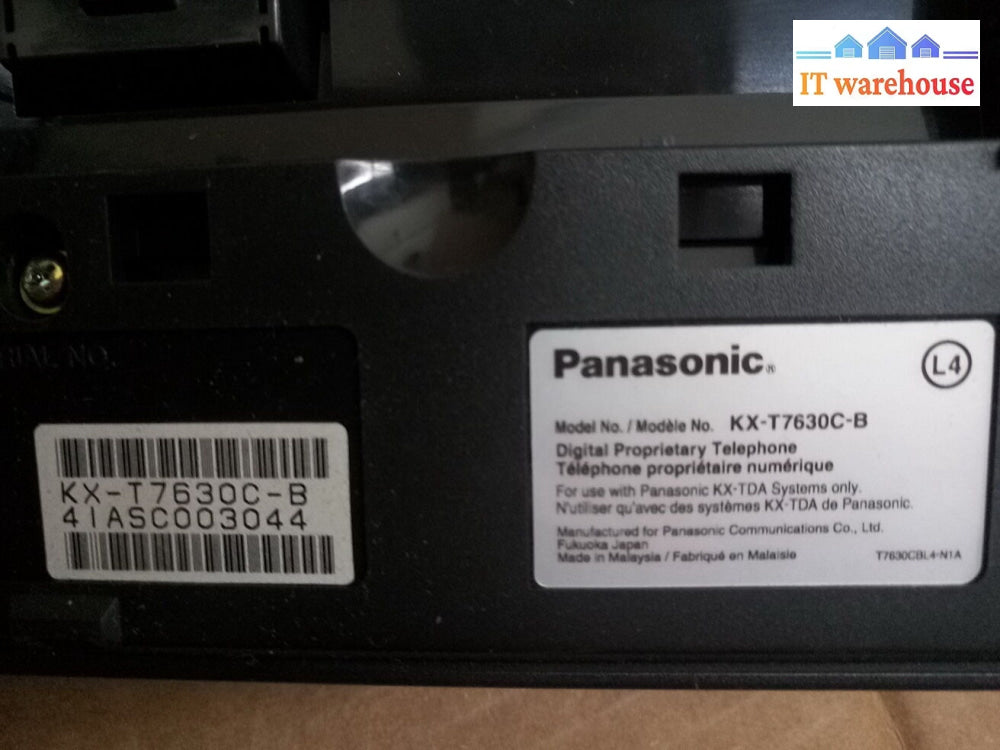 - 7X Panasonic T7630 Kx-T7630C-B Business Ip Telephone Base (No Handset)