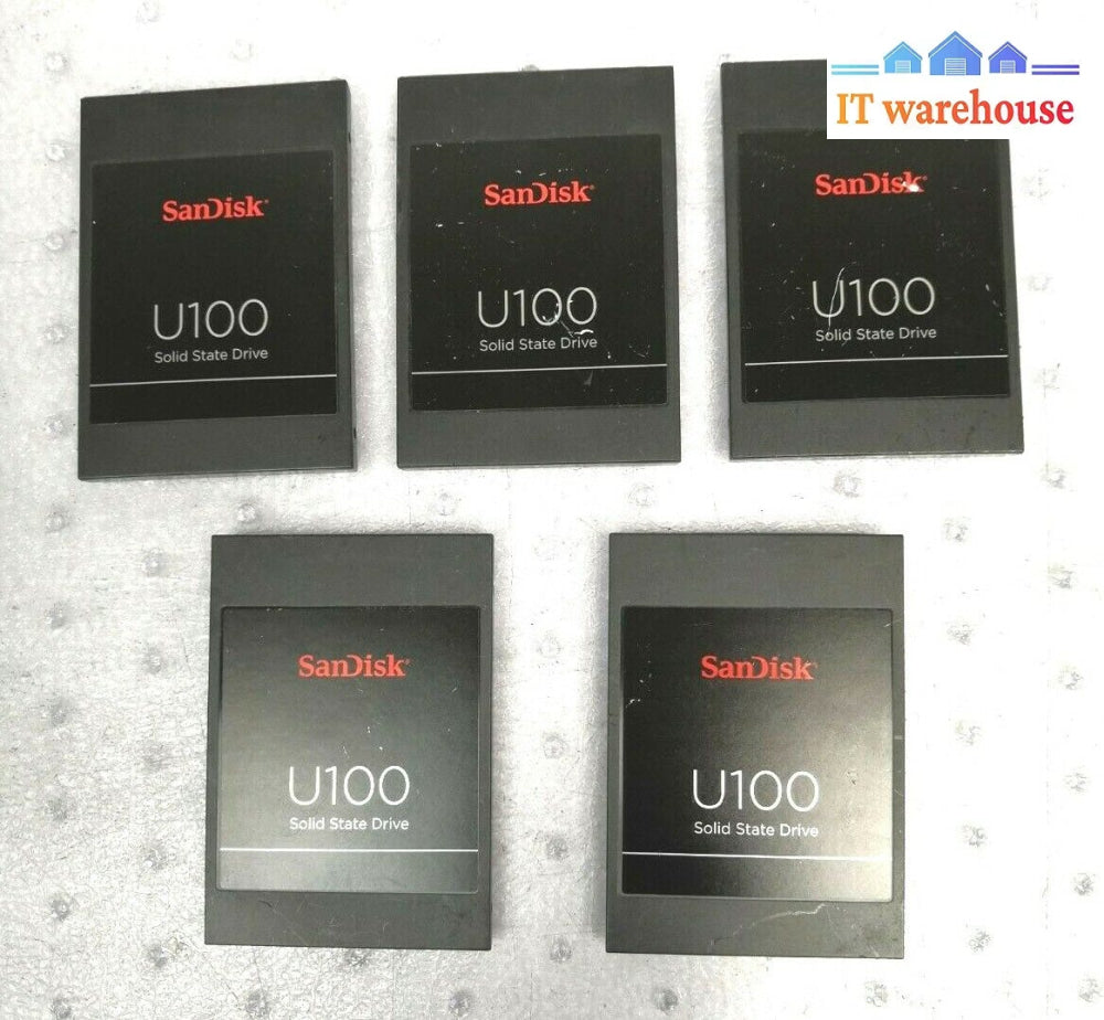 7X Sdsa5Gk-008G-1001 Sandisk U100 8Gb Mlc Sata 6Gbps 2.5-Inch Ssd