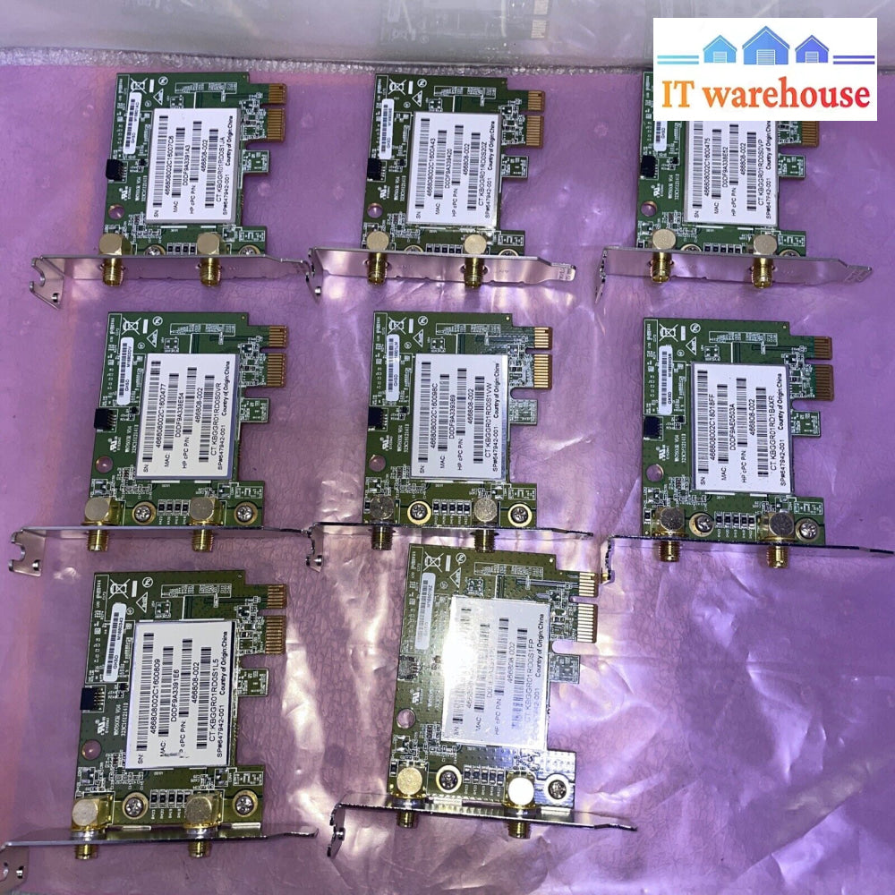 8× (Low Profile) Hp Dual Band Wireless-N Wifi Network Card 466808-002 647942-001