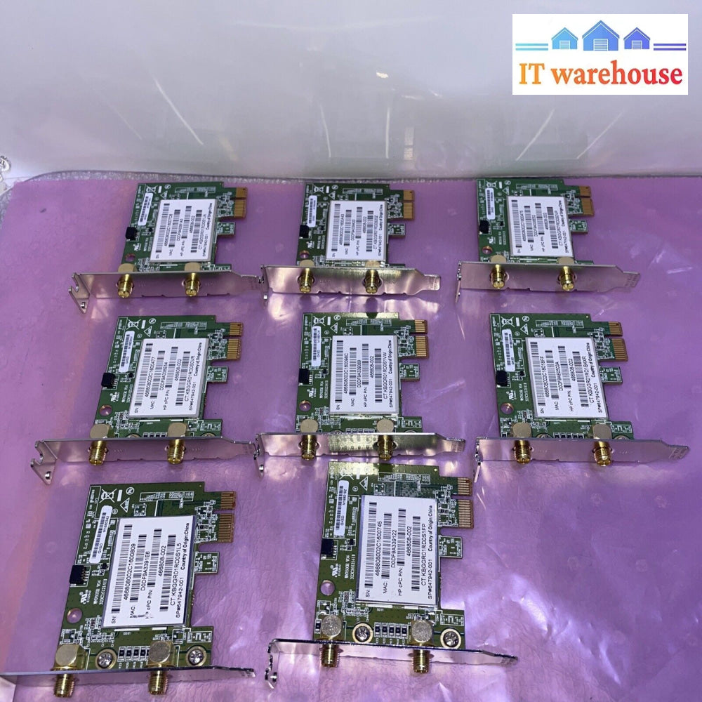 8× (Low Profile) Hp Dual Band Wireless-N Wifi Network Card 466808-002 647942-001