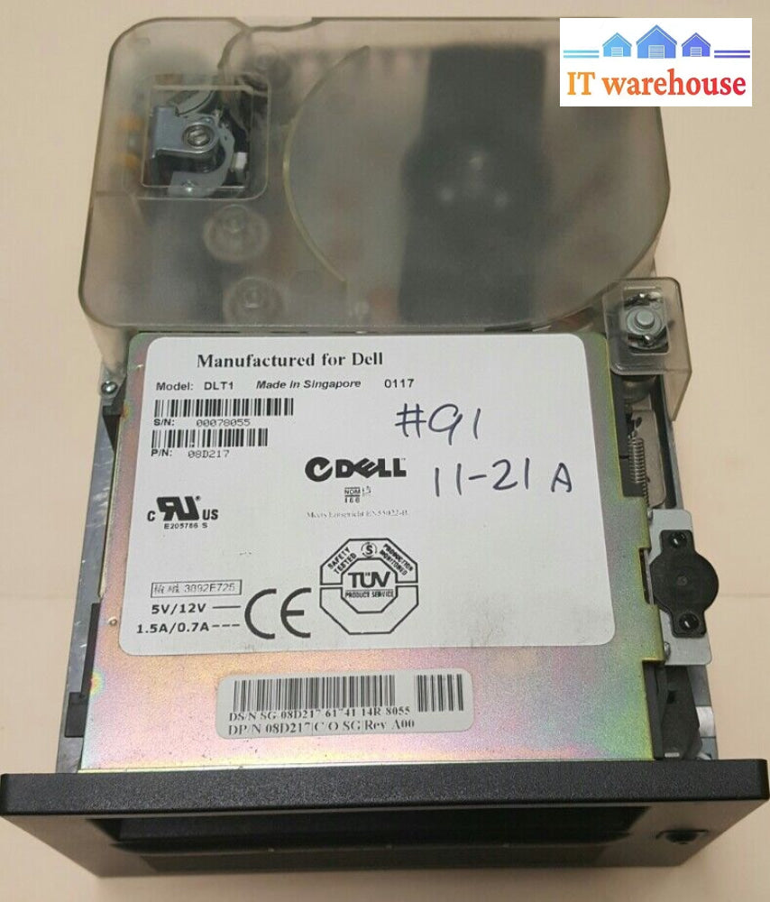 8D217 Dell Tape Drive Tlt1 Sg-08D217 Tape Drive Scsi