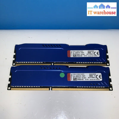 8Gb (2X4Gb) Kingston Hyperx Fury Hx316C10Fk2/8 Ddr3 Lp 1600Mhz Desktop Ram Kit