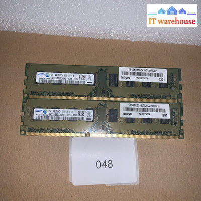 8Gb (2X4Gb) Samsung 4Gb Ddr3 1333Mhz Pc3-10600U M378B5273Dh0-Ch9 Desktop Ram