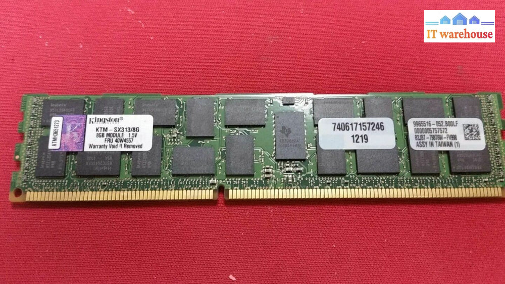 8Gb Ibm Kingston Ktm-Sx313/8G Pc3-10600R Memory (For Servers) @@@