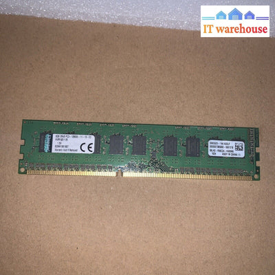 8Gb Kingston 2Rx8 Pc3-12800E-11-13-E3 Kvr16E11/8 1.5V Desktop Memory