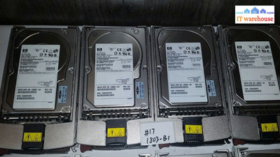 - 8X Hp 36.4Gb U320 Scsi 10K Hard Drive W/Caddy 289041-001 286712-004 3R-A3833