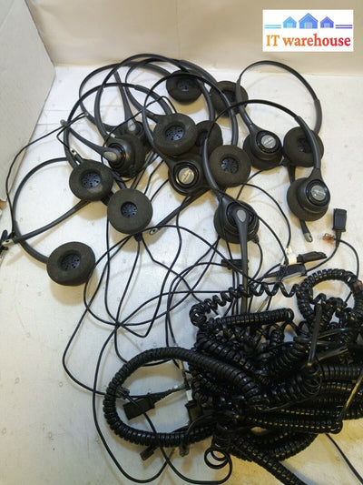 - 8X Plantronics Hw261N 13Hw261Nc Headsets W/Cable