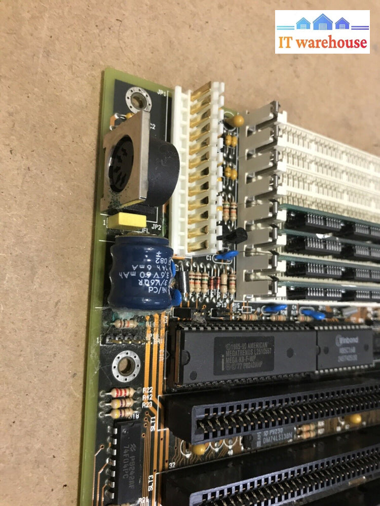 A486Sx/Dx Motherboard W/ Cpu + Memory Amibios 486Dx Isa Bios