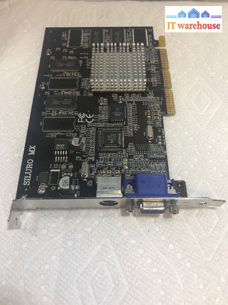 Abit Siluro T200 Geforce2 Mx200 32Mb Agp S-Video Vga Graphic Card @@@