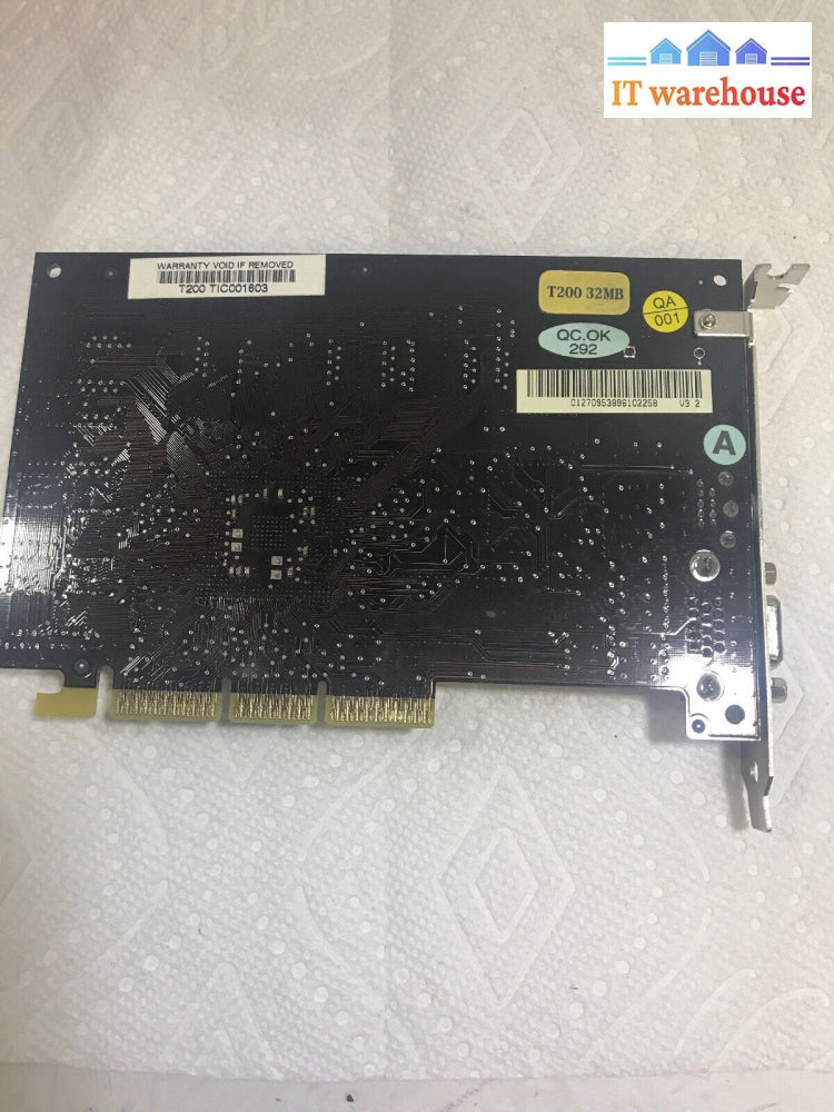 Abit Siluro T200 Geforce2 Mx200 32Mb Agp S-Video Vga Graphic Card @@@